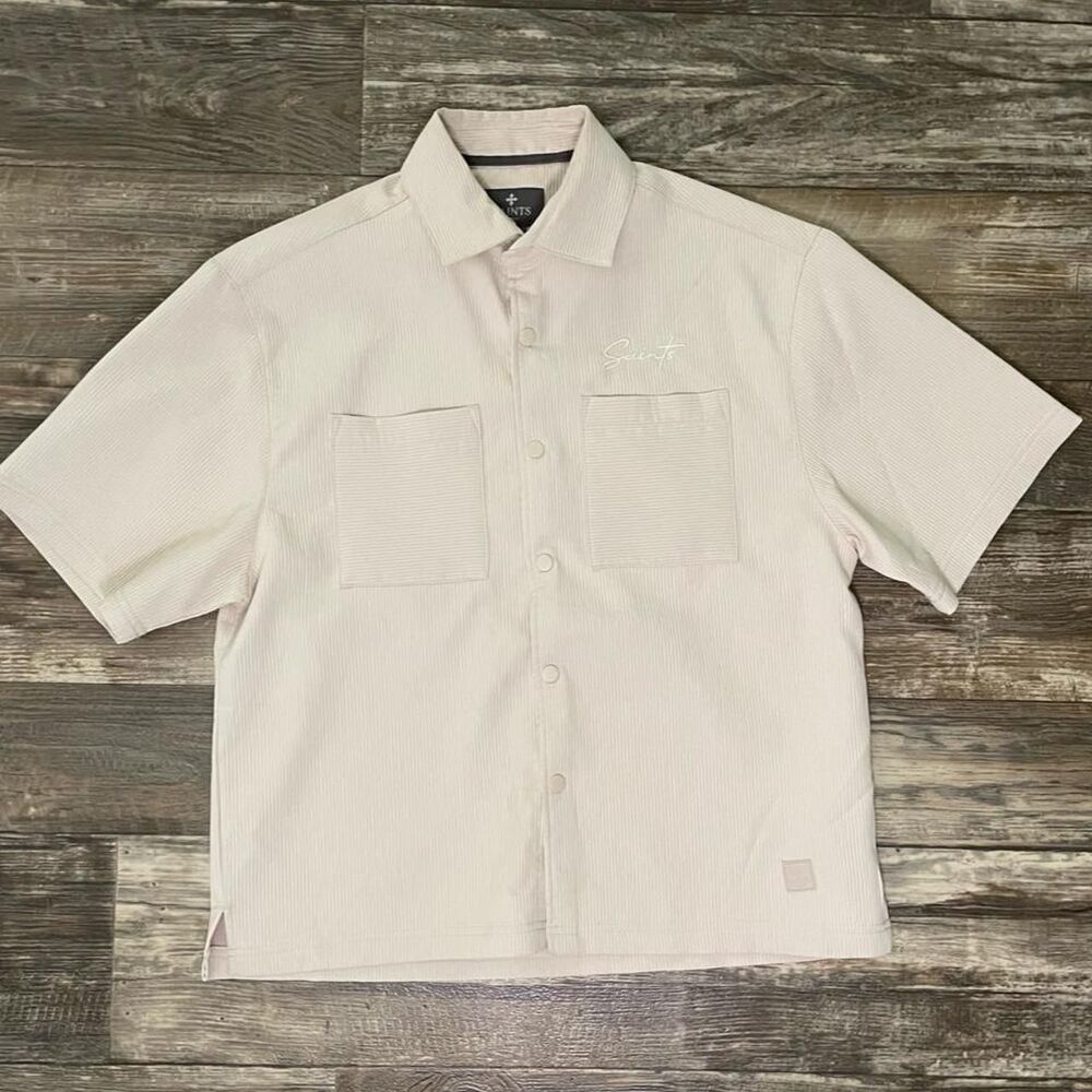 Saints Studio Men's Cream Shirt